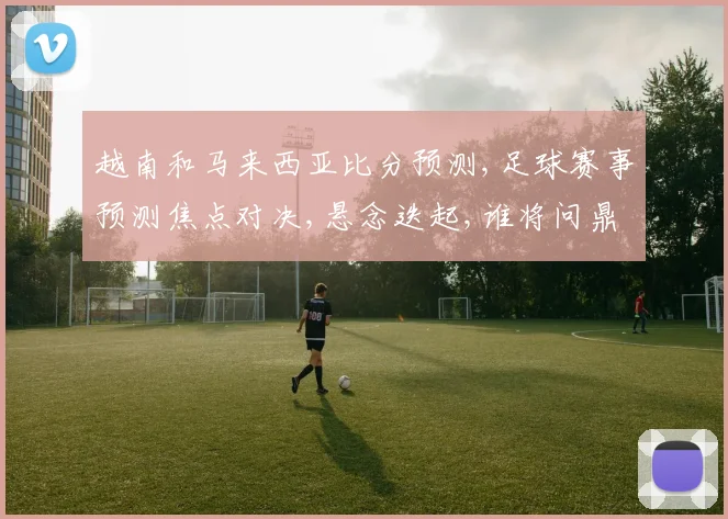 越南和马来西亚比分预测,足球赛事预测焦点对决,悬念迭起,谁将问鼎胜利